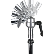 KUPO KCP-412 5/8" SWIVEL SUPER GRIP DOUBLE BABY RECEIVER