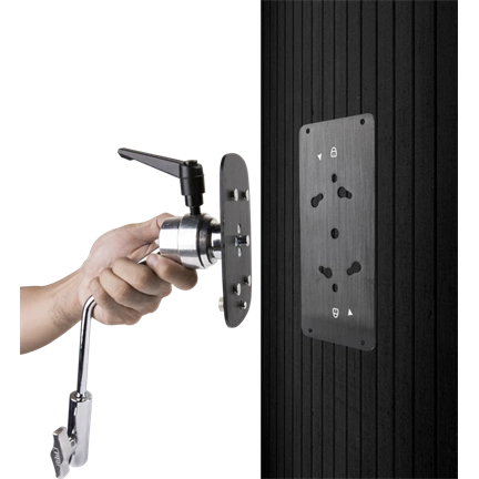 KUPO KCP-416 TWIST LOCK REAR MOUNTING PLATE FOR KINO FLO DOUBLE