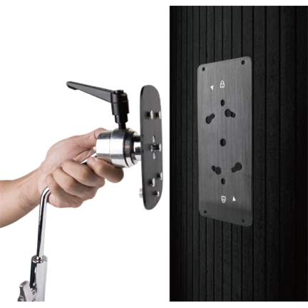 KUPO KCP-417 SWIVEL MOUNTING PLATE W/ 3/8" PIN (10MM)