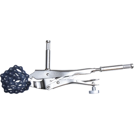 KUPO KCP-605 6" (15CM) CHAIN CLAMP WITH DUAL BABY 5/8" (16MM) STUDS