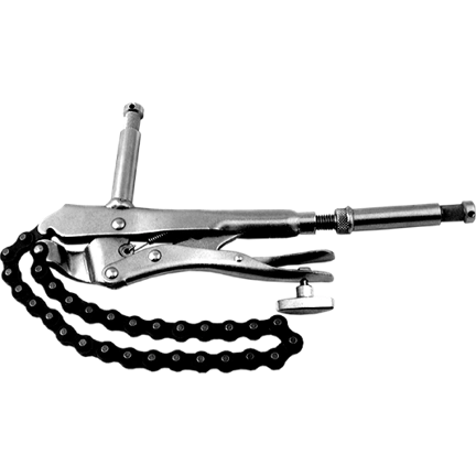 KUPO KCP-605 6" (15CM) CHAIN CLAMP WITH DUAL BABY 5/8" (16MM) STUDS