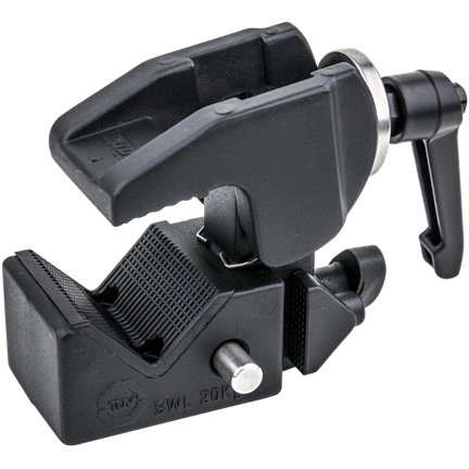 KUPO KCP-710B CONVI CLAMP WITH ADJUSTABLE HANDLE - BLACK