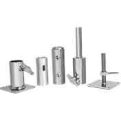 KUPO KCP-712TSK TELESCOPIC WALL SPREADER KIT FOR PIPE 1-1/2" SCHEDULE 40 (O.D.48.3MM)