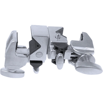KUPO KCP-720 DOUBLE CONVI CLAMP - SILVER