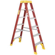 KUPO KFL-T6 FIBERGLASS LADDER DOUBLE SIDED  (180CM)