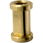 KUPO KS-015R ROUND STUD WITH 3/8" -16 FEMALE AND 1/4" -20 FEMALE