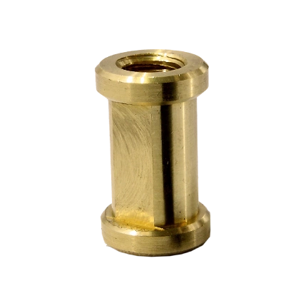 KUPO KS-015R ROUND STUD WITH 3/8" -16 FEMALE AND 1/4" -20 FEMALE