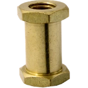 KUPO KS-015 HEX STUD WITH 3/8" -16 FEMALE AND 1/4" -20 FEMALE