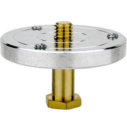 KUPO KS-023H HEX MOUNTING PLATE 3/8"-16M WITH 5/8" HEX STUD