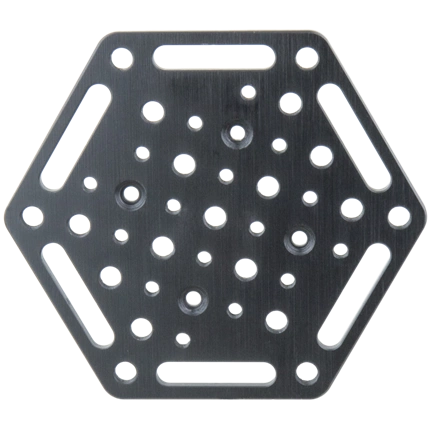 KUPO KS-0406 HEX CHEESE PLATE FOR 6" SUCTION CUP