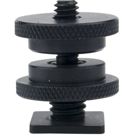 KUPO KS-041 HOT SHOE ADAPTER 3/8"-1/4" W BARREL ADAPTER