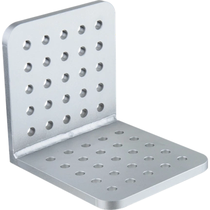 KUPO KS-0606L L-CHEESE-PLATE 6"(15.2CM)X 6"(15.2CM) WITH 3/8" HOLE