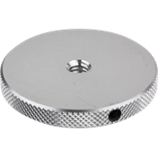 KUPO KS-068 ROUND KNURLED FLANGE DISC 1.77" WITH 1/4"-20 FEMALE