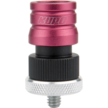 KUPO KS-084 QUICK RELEASE ADAPTER 1/4"-20 MALE THREADED (BODY)