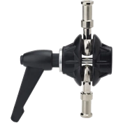 KUPO KS-103 DOUBLE BALL JOINT ADAPTER WITH DUAL 5/8" (16MM) STUDS