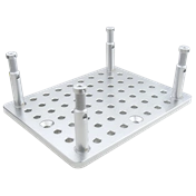 KUPO KS-129 3.5" EXTRA LONG 5/8" BABY STUD WITH 3/8"-16 MALE THREAD