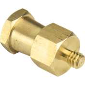 KUPO KS-130 HEX ADAPTER WITH 3/8"-16F & 3/*"-16M
