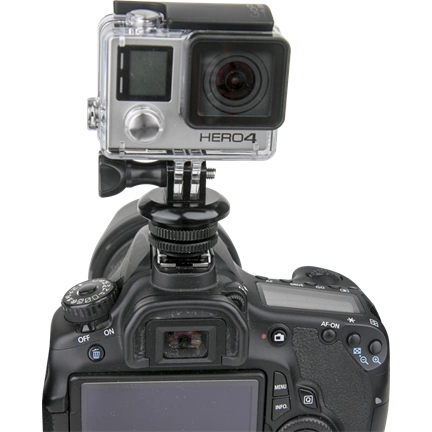 KUPO KS-134 GOPRO TRIPOD MOUNT WITH HOT SHOE ADAPTER