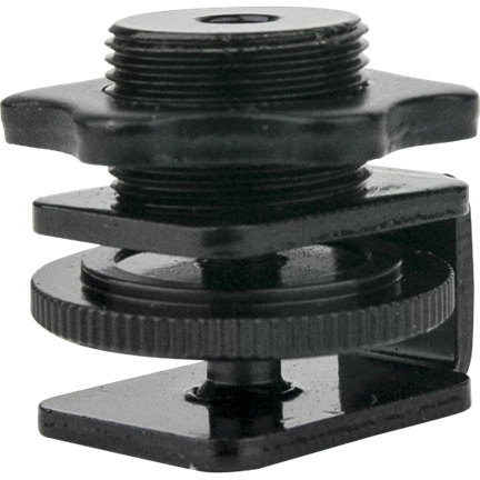 KUPO KS-140 ADAPTER W/ COLD SHOE FOR 5/8"-27 MALE THREAD