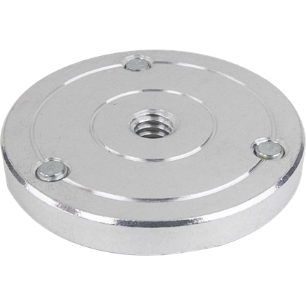 KUPO KS-163 ROUND PLATE WITH 3/8"-16 FEMALE THREAD