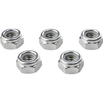 KUPO KS-176 3/8"-16 HEXAGON NYLON LOCKING NUT SET OF 5