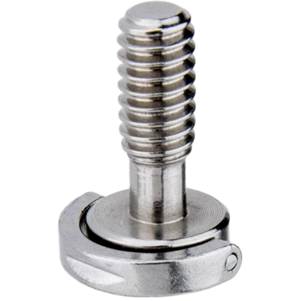 KUPO KS-184 STAINLESS STEEL FLAT HEAD SHAFT D RING 1/4" SCREWS(21MM)