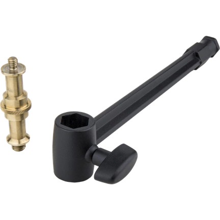 KUPO KS-195 6IN EXTENSION ARM WITH UNIVERSAL ADAPTER SPIGOT