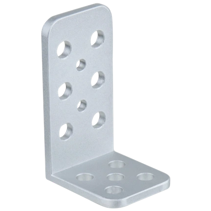 KUPO KS-2439L MINI L-CHEESE-PLATE 2.4"(6CM)X 3.9"(10CM) W/ 3/8" & 1/4" HOLE