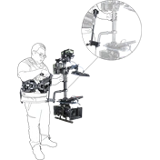 KUPO KS-262 STEADICAM HIGH/LOW MODE BRACKET SET