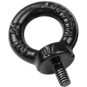 KUPO KS-269 RING NUT 1/4"-20* 12MM STEEL(BLACK)