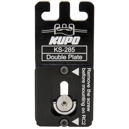 KUPO KS-285 DOUBLE PLATE( QUICK RELEASE PLATE FOR ARCA-SWISS & RC2 )