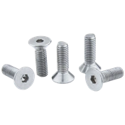 KUPO KS-293 3/8"-16UNC X 1-1/4" STAINLESS HEX FLAT HEAD SCREW SET (5PCS)