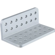 KUPO KS-3139L MIDI L-CHEESE-PLATE 3.1"(8CM)X 3.9"(10CM) W/ 3/8" & 1/4" HOLE