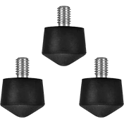 KUPO KS-360 UNIVERSAL RUBBER FEET PAD W/ 3/8"-16X13MM THREAD (SET OF 3)