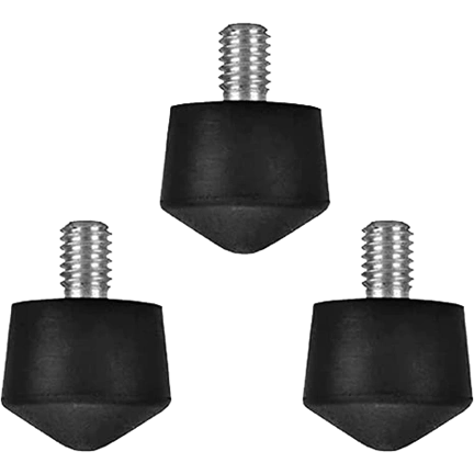 KUPO KS-360 UNIVERSAL RUBBER FEET PAD W/ 3/8"-16X13MM THREAD (SET OF 3)