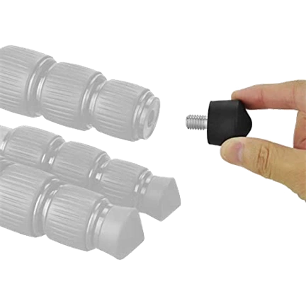 KUPO KS-360 UNIVERSAL RUBBER FEET PAD W/ 3/8"-16X13MM THREAD (SET OF 3)