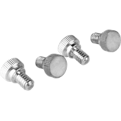 KUPO KS-363 1/4"-20*10MM STEEL THUMB SCREW, KNURLED HEAD (SET OF 4)