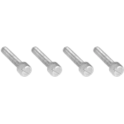 KUPO KS-364 ALUMINUM M6*30MM THUMB SCREW SLOTTED KNURLED HEAD(SET OF 4)