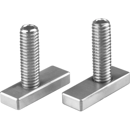 KUPO KS-372 MINI FLAT BODY STARTER WITH 3/8" MALE THREAD ( SET OF 2)