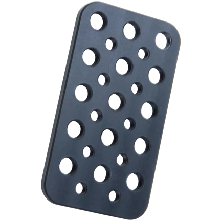 KUPO KS-3922 MINI MOUNTING PLATE WITH 3/8"&1/4" HOLES 3.97"(10CM)*2.2"(5.6CM)