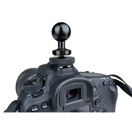 KUPO KS-407 SUPER KNUCKLE BALL WITH COLD SHOE ADAPTER