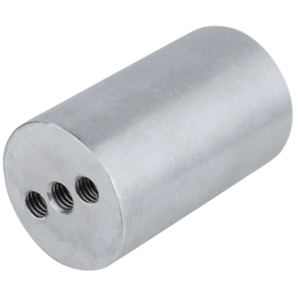 KUPO KS-508 1-7/8" (O.D.) 48MM X 3"(80MM) LONG ALUMINUM TUBE W/ DOUBLE