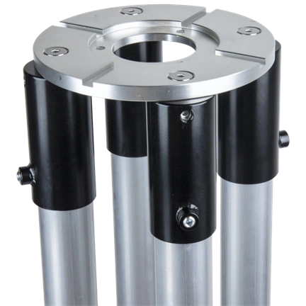 KUPO KS-687 MITCHELL TO MITCHELL RISER WITH PIPE CLAMP ADAPTER