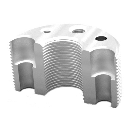 KUPO KS-689 MITCHEL THREADED COLLAR W/ COUNTER SUNK HOLE