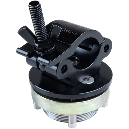 KUPO KS-696 MITCHELL MOUNT WITH 2" COUPLER COLLAR CASTLE & NUT