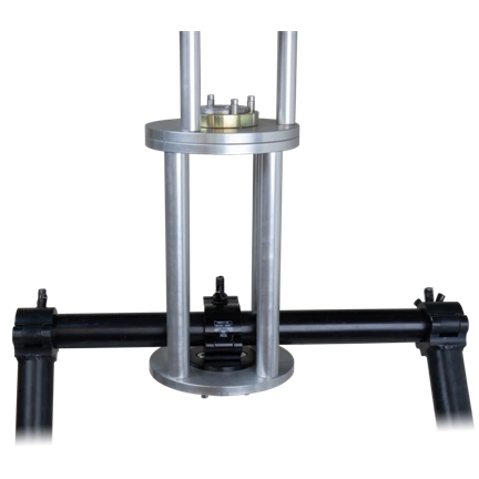 KUPO KS-696 MITCHELL MOUNT WITH 2" COUPLER COLLAR CASTLE & NUT