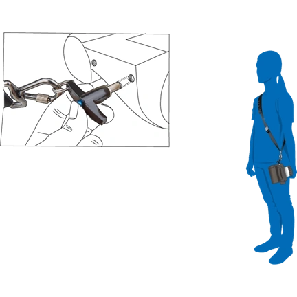 KUPO KS-700 QUICK RELEASE SAFETY PIN FOR ARRI WCU-4