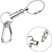KUPO KS-702 *QUICK RELEASE SAFETYPIN WITH KEY CHAIN & SPRING HOOK