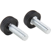 KUPO KS-900 PLASTIC HEAD THUMB SCREW 1/4-20"X3/4"(19.05MM) SET OF 2