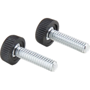 KUPO KS-902 PLASTIC HEAD THUMB SCREW 1/4-20"X7/8"(22.23MM) SET OF 2